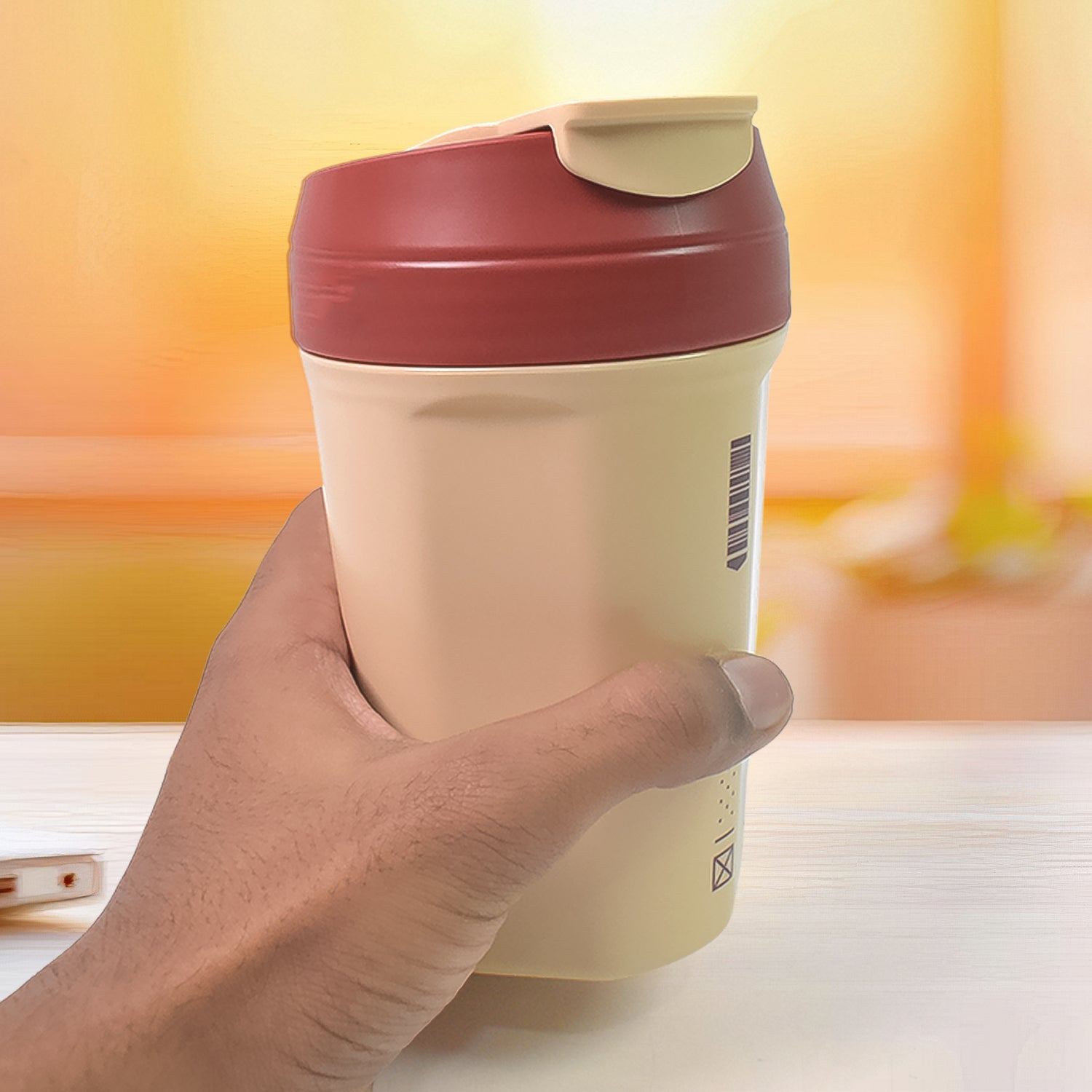 Plastic Coffee Tumbler, Travel Coffee Tumbler, Coffee Cups for Water (1 pc / 600ml) Your Brand
