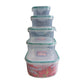 Kitchen Storage Containers Set – Fridge Organizer Lunch Boxes (5 Pcs)