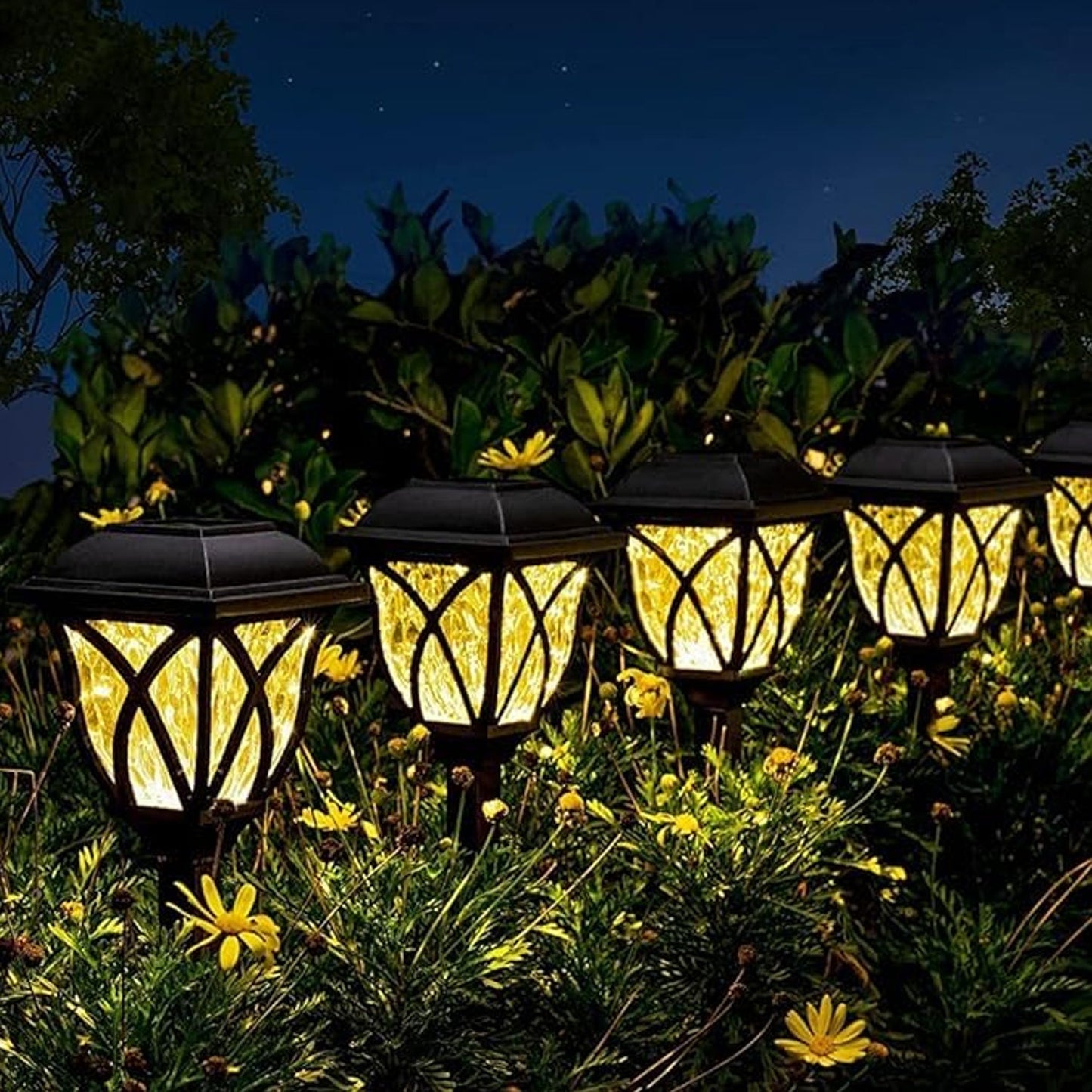 Solar Pathway Lights Outdoor Garden Lights (2 Pcs Set) Your Brand