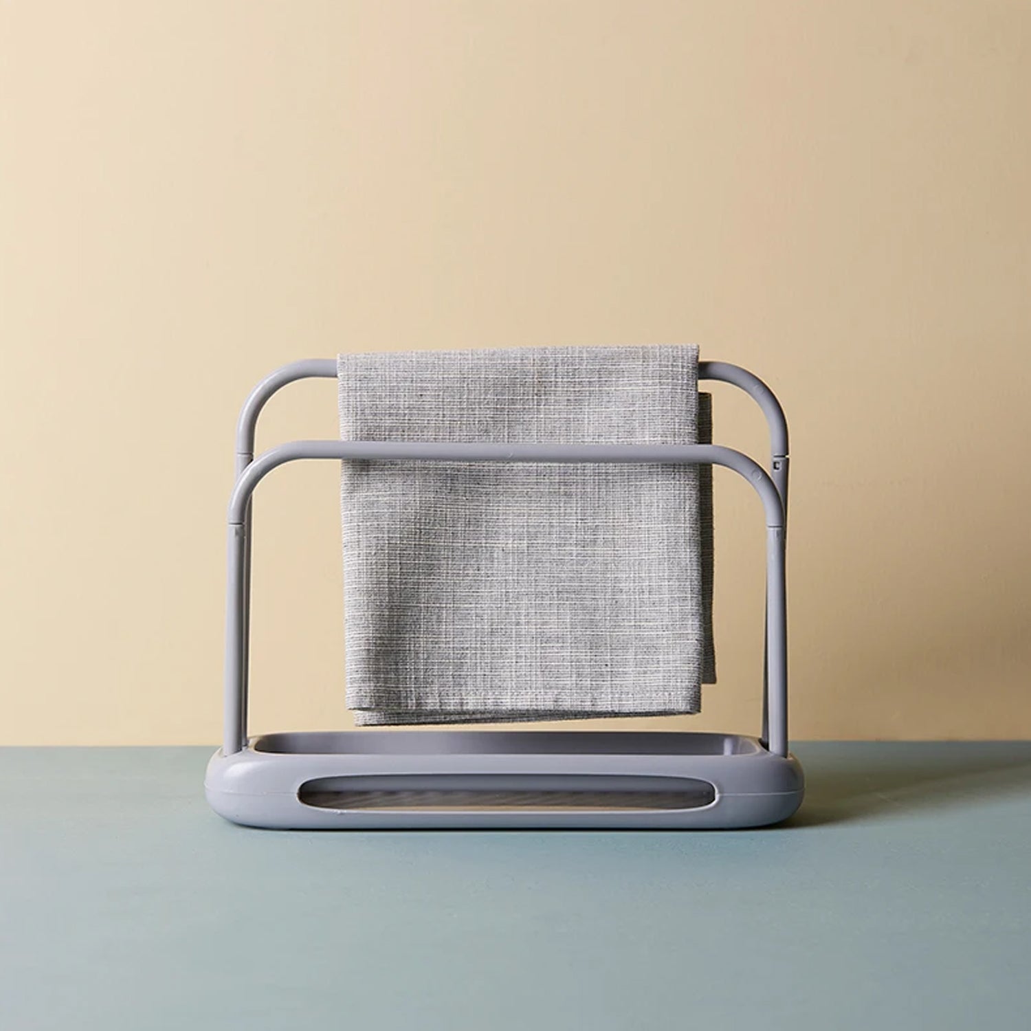 Storage Rack Kitchen Storage Holder Dish Towel Holder Dishcloth Rack Organizer Pool, Dishcloth Drying Rack Sink Rag Holder Towel (1 Pc) Your Brand