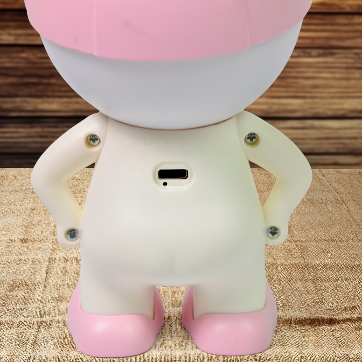 Cute Lovely Cartoon Design LED Desk Night Light With Plastic Head Cap (1 Pc) Your Brand