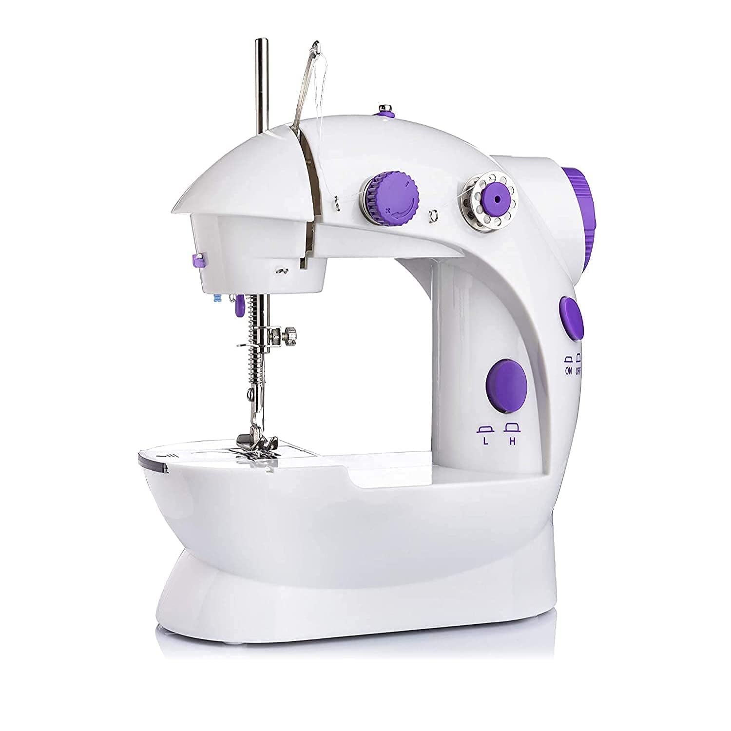 Home Tailoring Sewing Machine With Extension Table Set, Foot Pedal, Adapter Mini Electric Silai Machine, Portable Stitching Machine/Tailoring Machine Your Brand
