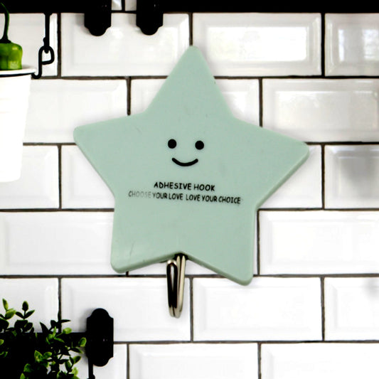 Multipurpose Strong Self-Adhesive Hooks – Heavy Plastic Wall Hooks for Home & Office