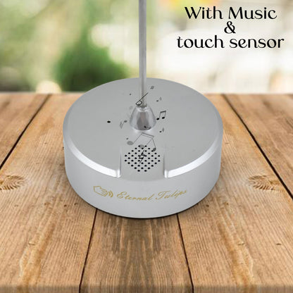 Lotus Flower Lamp with Music, Touch Open and Close, USB Rechargeable (1 Pc / Only One Color) Your Brand