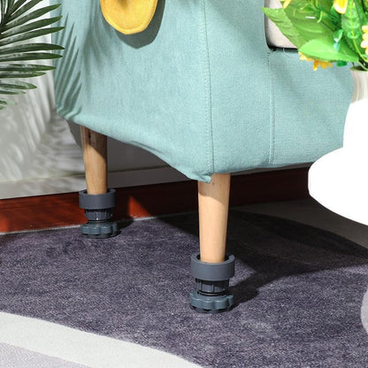 Plastic Washing Machine Vibration Feet , Adjustable Highly Non-Slip Support Anti Vibration Walk  Shock Absorber Noise Cancelling Furniture Lifting Base (4 Pcs Set) Your Brand