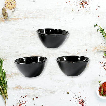 Hello Sweet Round Ceramic Snacks Bowl With Plastic Leaf shape Serving platter Portable, Lightweight Breakfast, Serving Bowl | Ideal for Rice, Pasta, Desserts Home & Kitchen Serving Bowl & platter (7 Pcs set) Your Brand