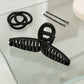 Plastic Hair Claw Clips Strong Clips (1 Pc / Mix Design & Color), Hair accessories (1 Pc / Mix Design & Color)