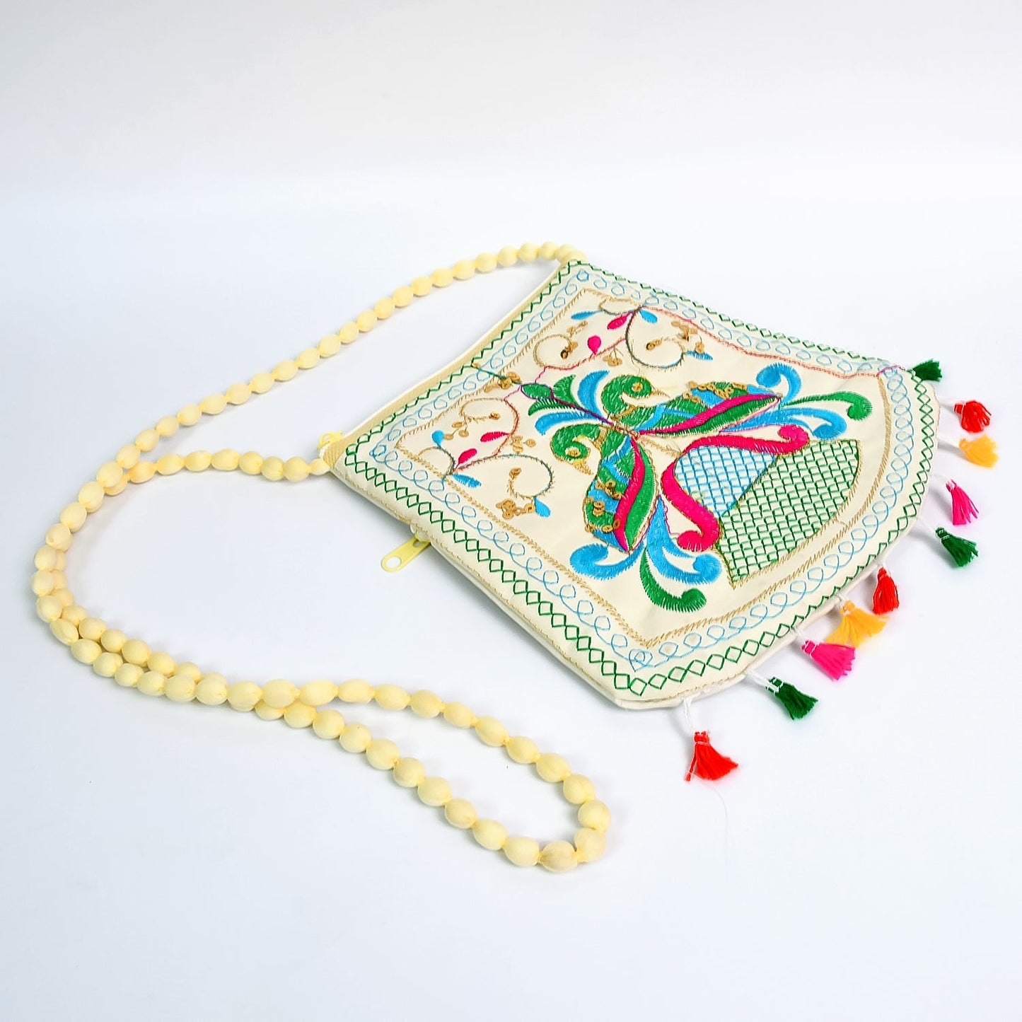 Handcrafted Cotton Embroidered Shoulder Bag / Purse for Girls & women (1 Pc / 9 Inch / Mix Desing) Your Brand