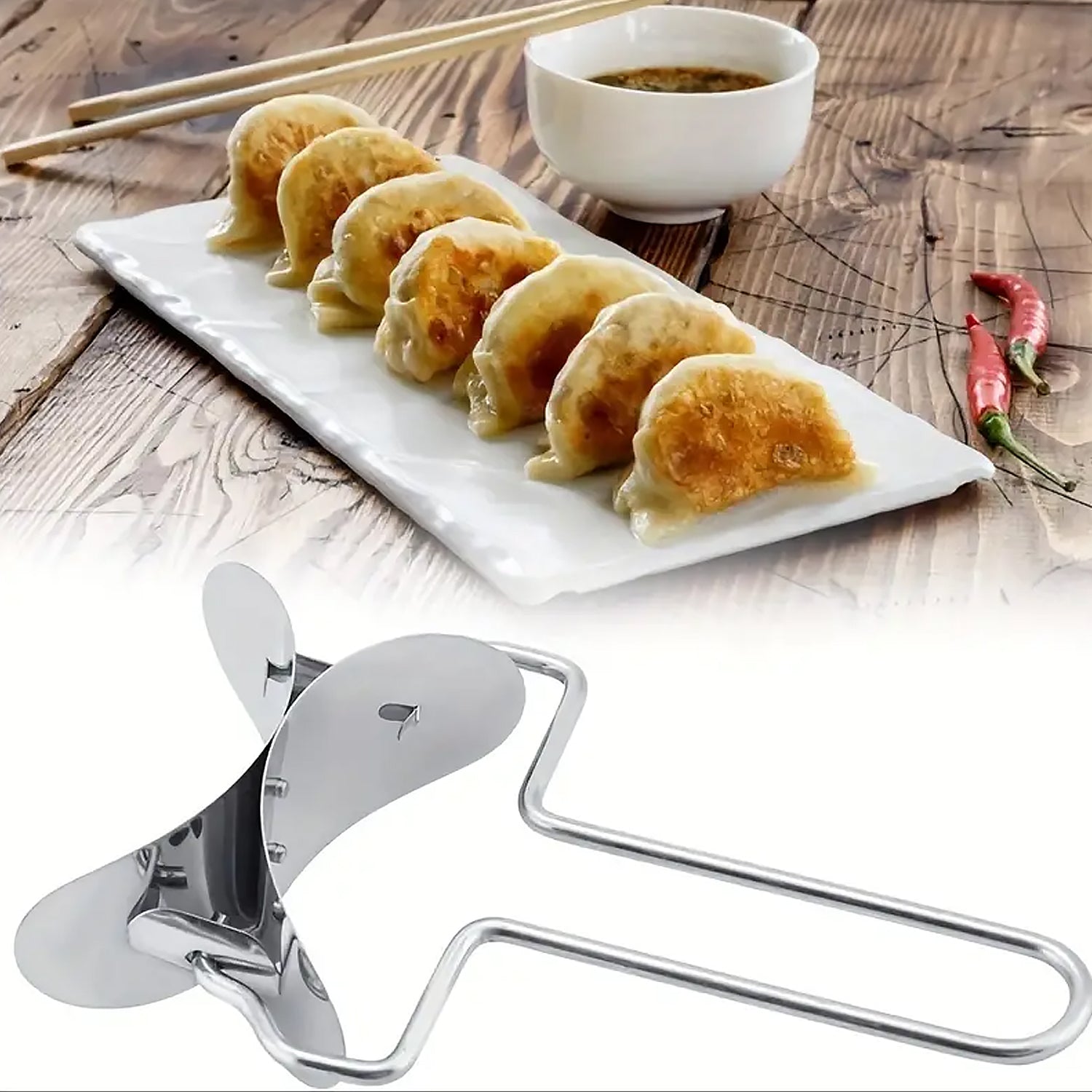 Puri Cutter Stainless Steel Roller Machine for Baking Tools Your Brand
