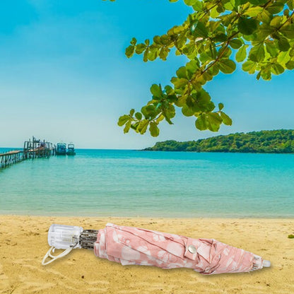 3-Fold Umbrella Summer Sun Protection Foldable Cute Umbrella || UV Protection Sun Umbrella || Travel Accessories || Umbrella for Children, Girls, and Boys (1 Pc) Your Brand