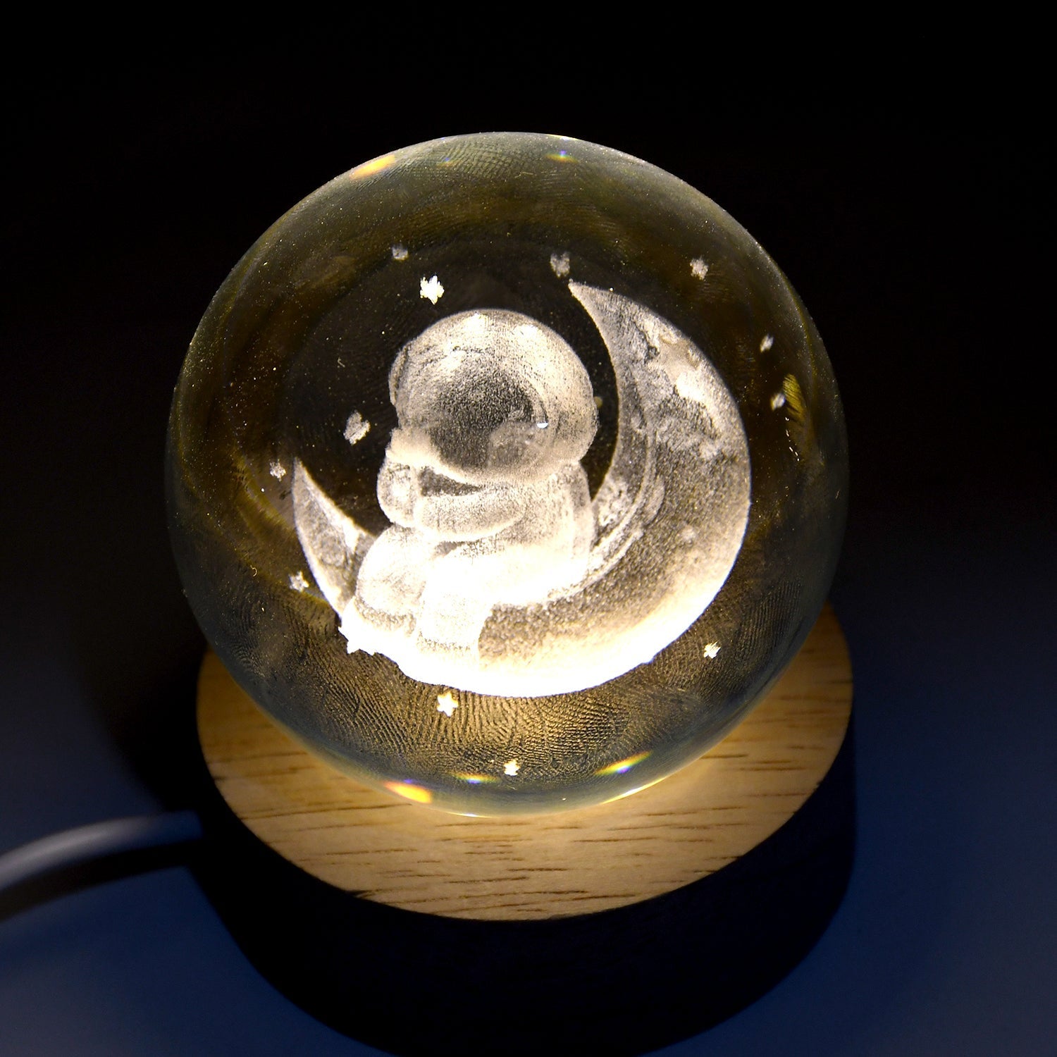 Astronaut Ball Night Light Lamp Decorative Lamp For Living Room Decor (1 Pc) Your Brand