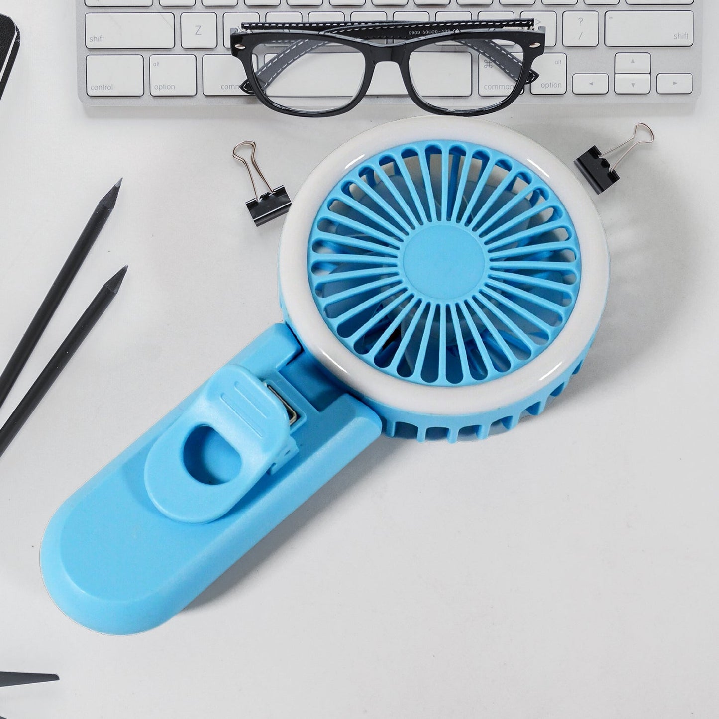 Clip Fan With Light, home, kitchen, Office Portable Fan, Rechargeable Fan Your Brand