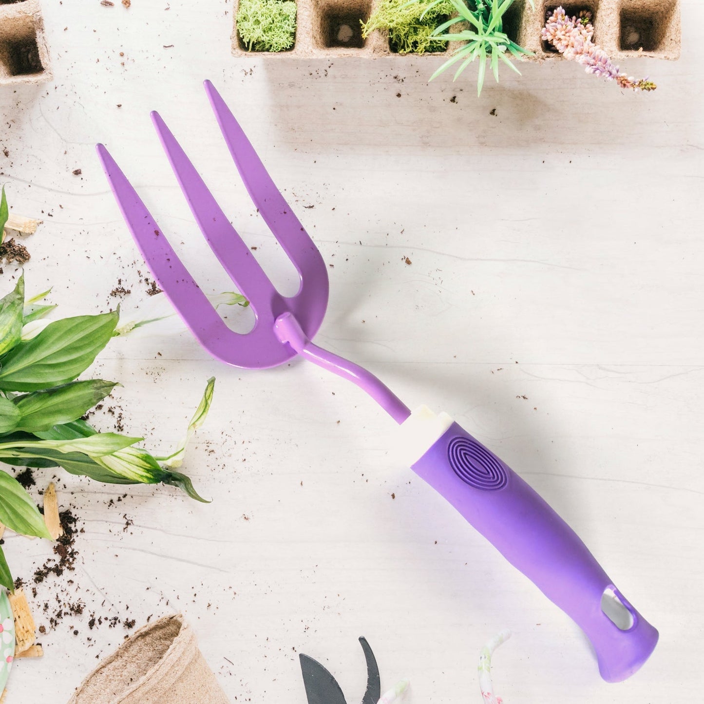 Heavy Duty Garden Tools, Gardening Tools Kit for Home Garden, Indoor and Outdoor Gardening for Plants, Agriculture, and Soil Tools (1 Pc)  (5 Different Types Tool) Your Brand
