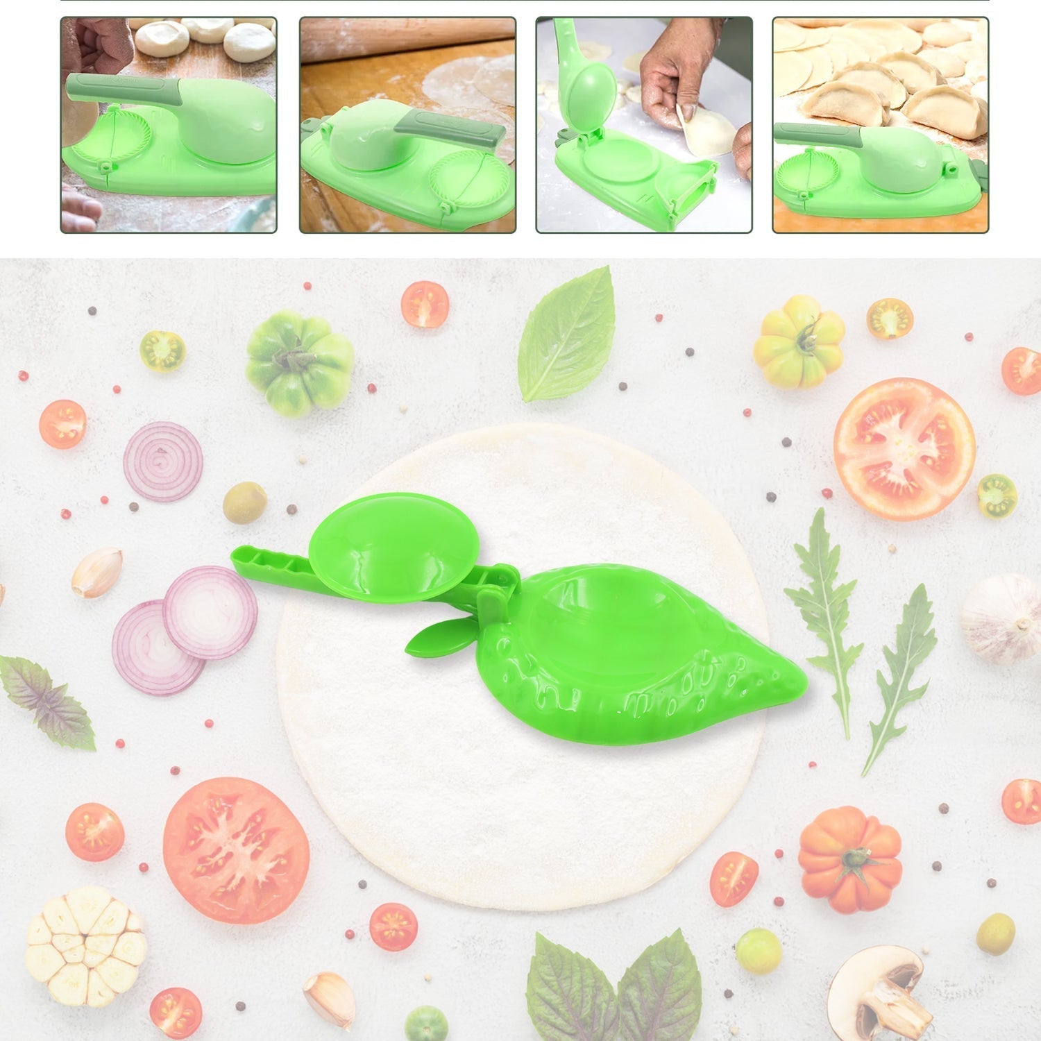 Plastic Kitchen Press: Strawberry Design, Manual, Easy to Use (1 Pc) Your Brand
