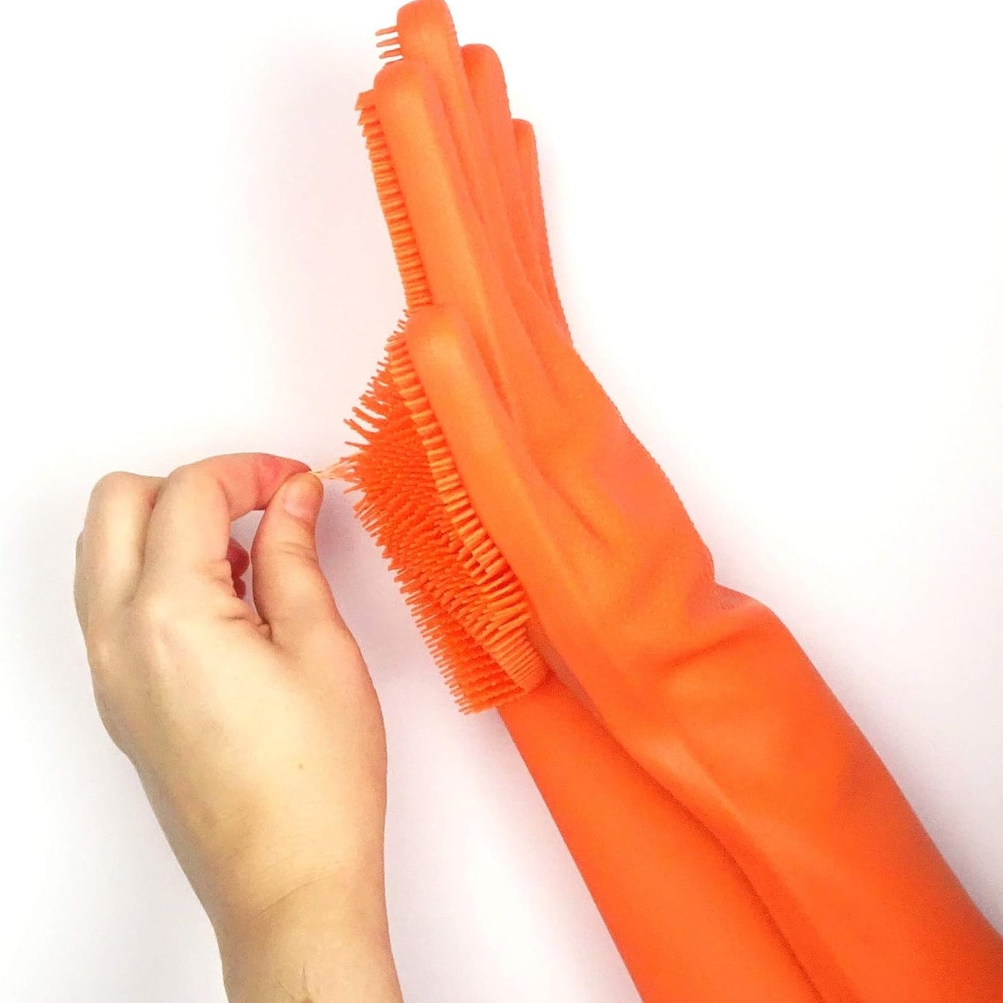 Silicone Glove with Multi-Function Blade for Cutting and Cleaning Vegetables Fruit and Other Cultures Gardening Tool (1 Pc) Your Brand