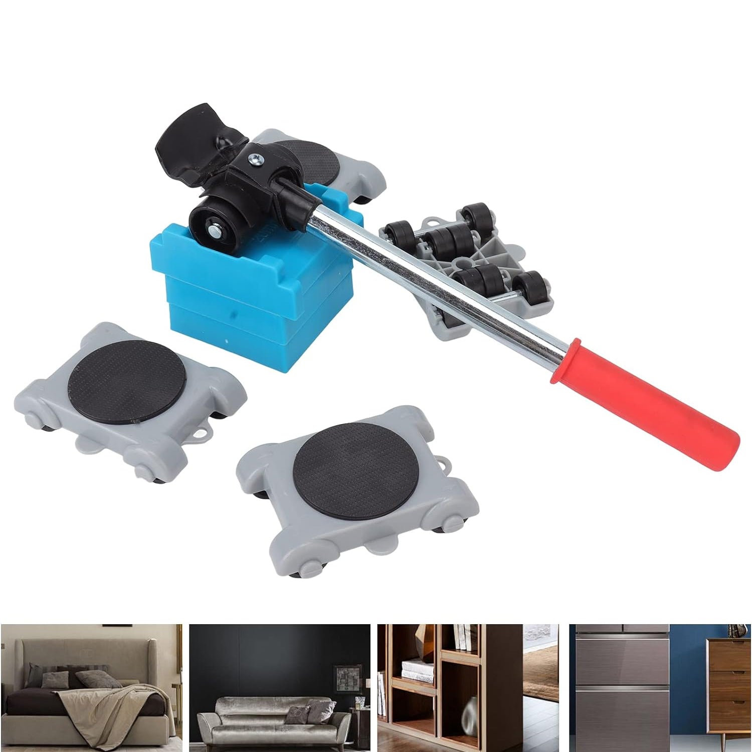 Furniture Lifter Tool Furniture Dolly, Furniture Lifters Tool Set (1 Set / 8 pc) Your Brand