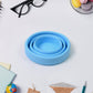 Round Silicone Foldable Glass, Foldable Travel Mug Without Lid (1 Pc)