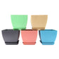 Home & Garden Square Flower Pots Set
