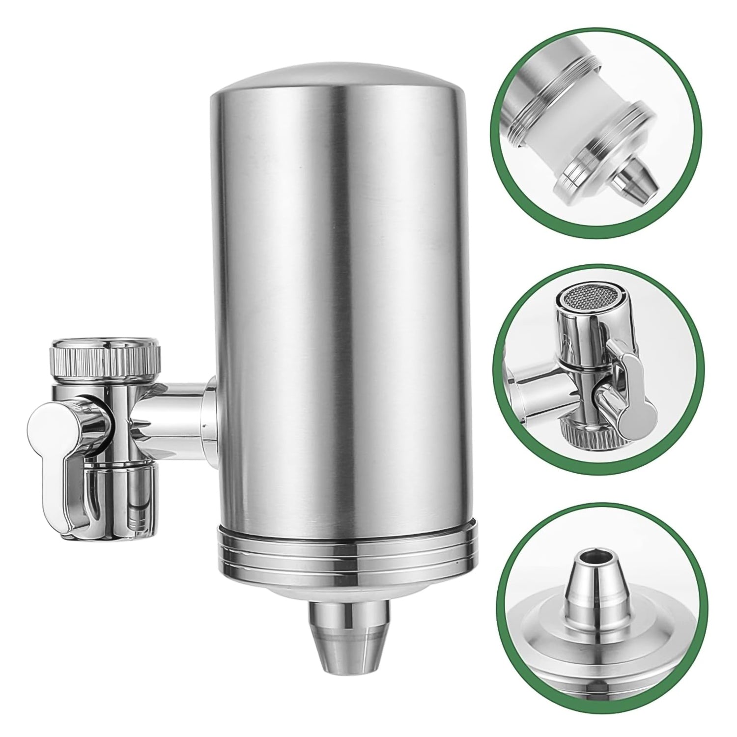 304 Stainless Steel Faucet Mount Water Filter, Water Purifier (1 Set) Your Brand