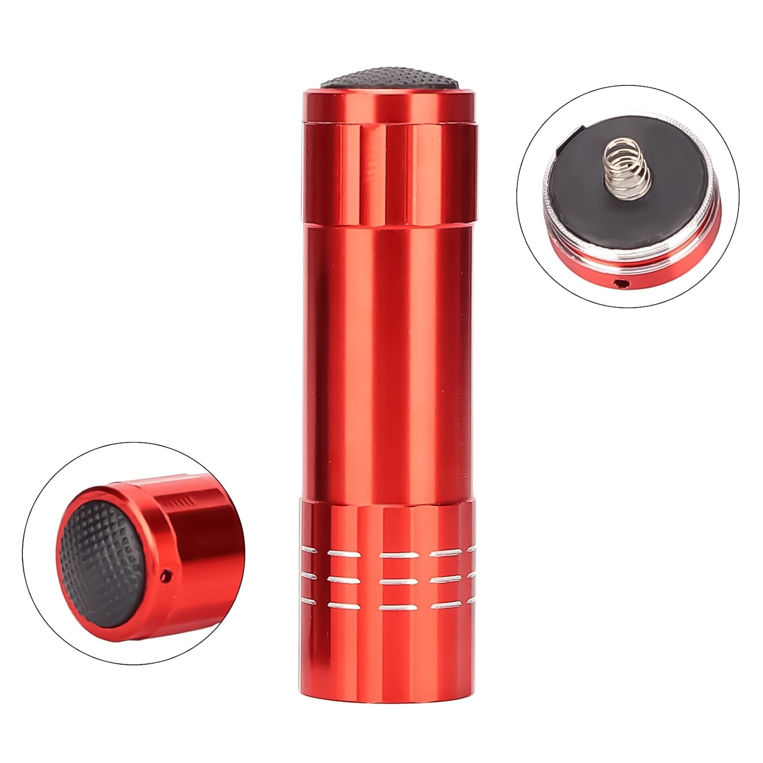 Portable Mini Torch, Super-Bright Mini 3 LED Bulb Pocket Torches - Torch Flashlight for Camping, Hiking, DIY, Travelling, Outdoors and More 3 Battery operated (Battery not included / 1 pc / Mix Color ) Your Brand