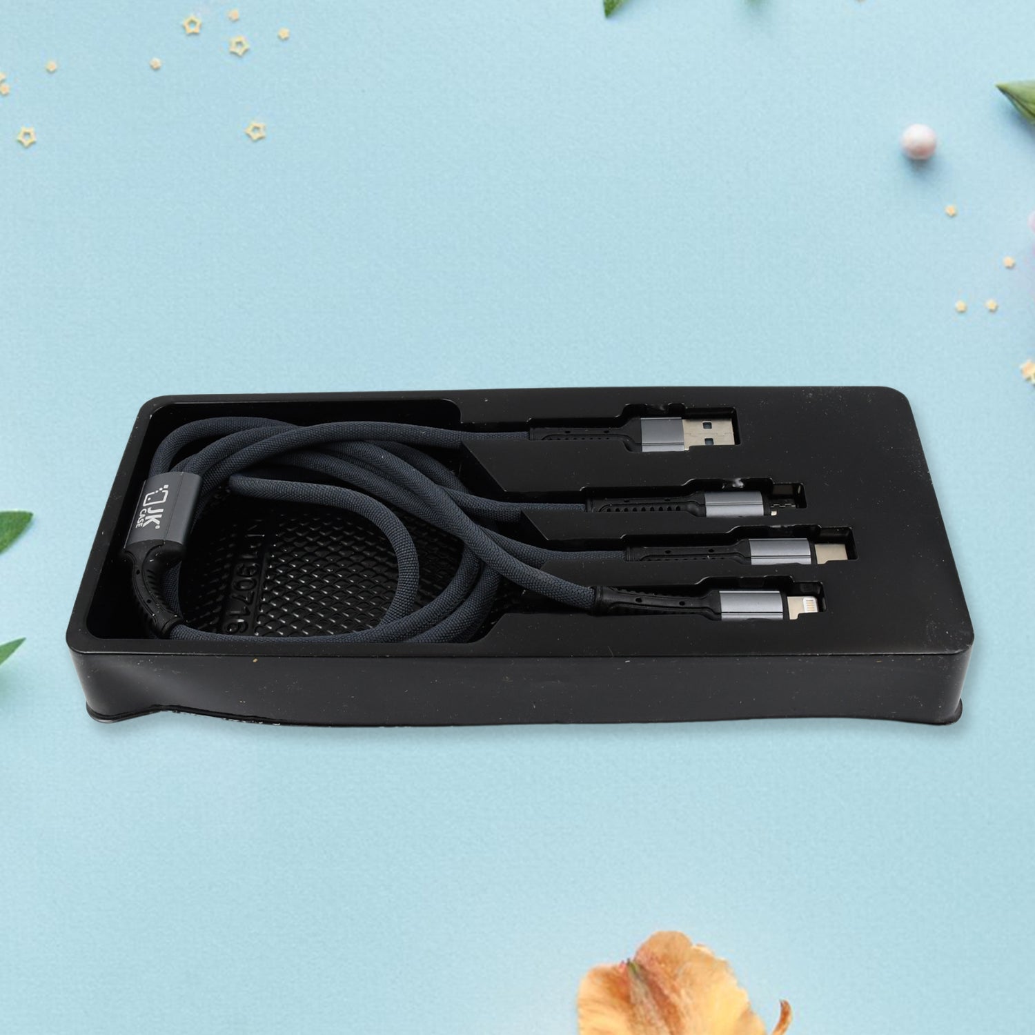 3 in 1 Multi Super Fast Charging Cable (1 Pc / 1200 MM) Your Brand