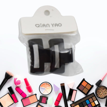 Matt Mini Hair Claw (2 Pc / Mix Colors) Your Brand