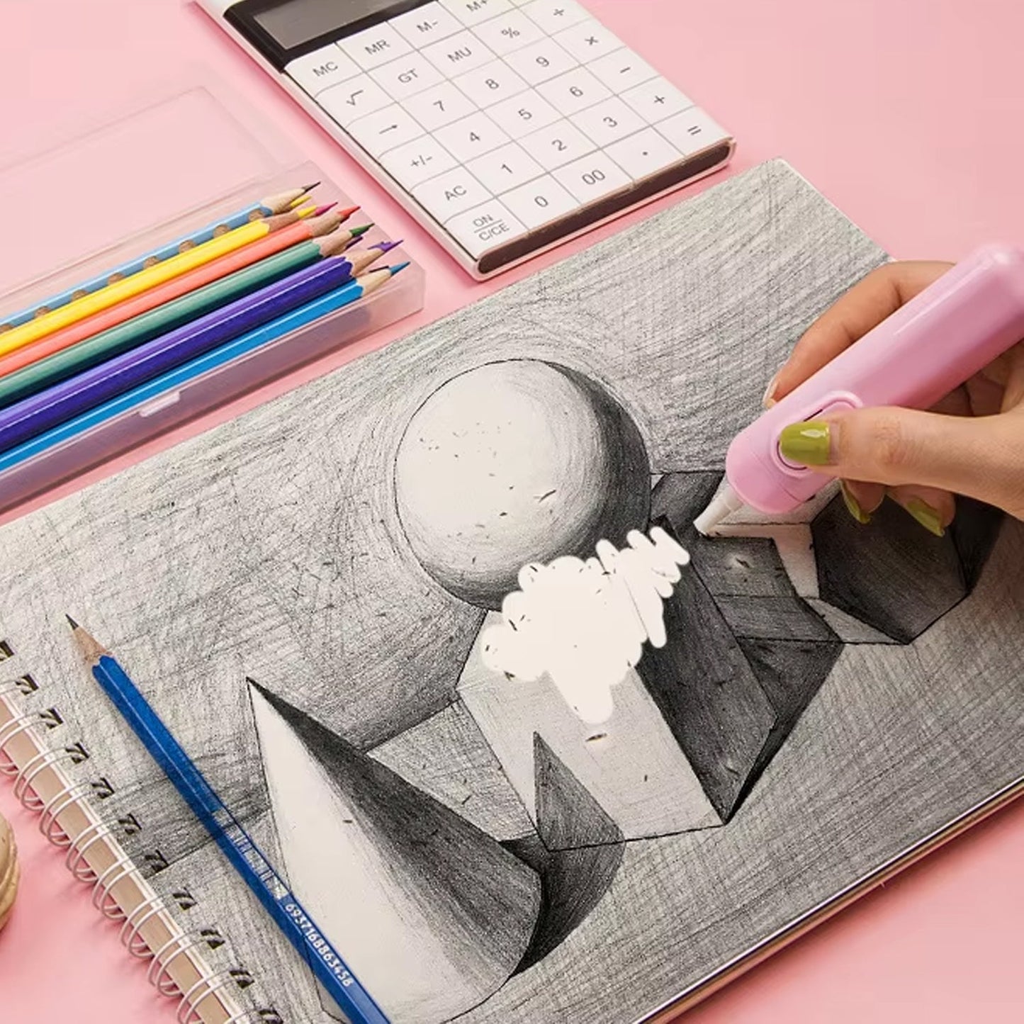 Electric Eraser Kit (Mix Design / Battery Not Included)