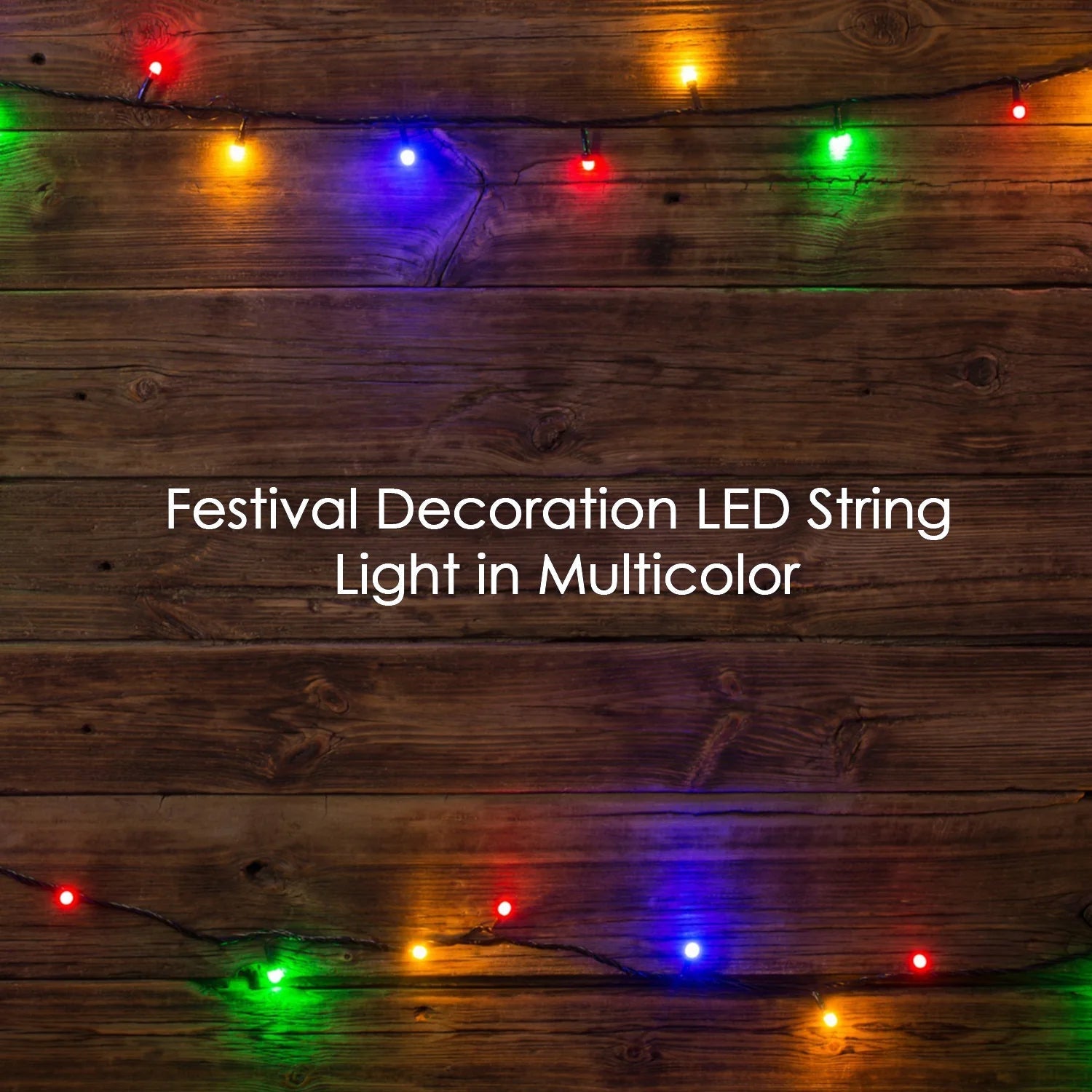 8Mtr Home Decoration Diwali & Wedding LED Christmas String Light (30L 8 Mtr) Your Brand