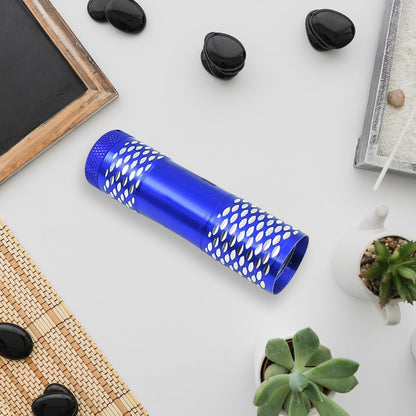 Portable Mini Torch, Super-Bright Mini 9 LED Bulb Pocket Torches - Torch Flashlight for Camping, Hiking, DIY, Travelling, Outdoors and More 3 Battery operated (Battery not included / 1 pc / Mix Color) Your Brand