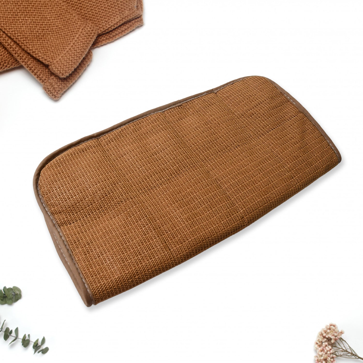 Square Shaped Bamboo Charcoal Filled Car Auto Seat Cushion Mat Cover Your Brand