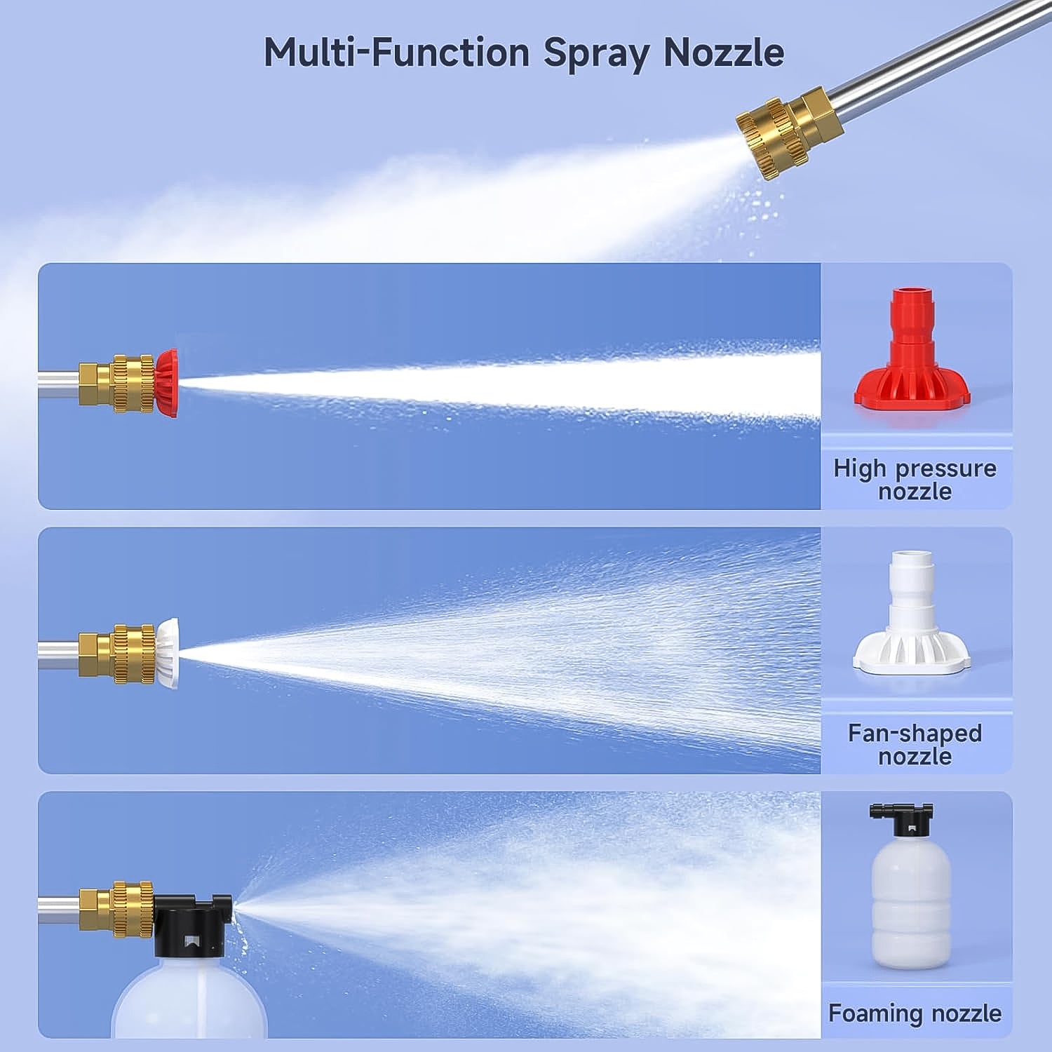 Car Washer Gun Wireless High Pressure Washer Water Spray Gun (48V / With Small Box & Small Adaptor / 1 Set) Your Brand