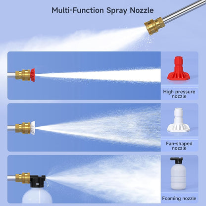 Car Washer Gun Wireless High Pressure Washer Water Spray Gun (48V / With Small Box & Small Adaptor / 1 Set) Your Brand