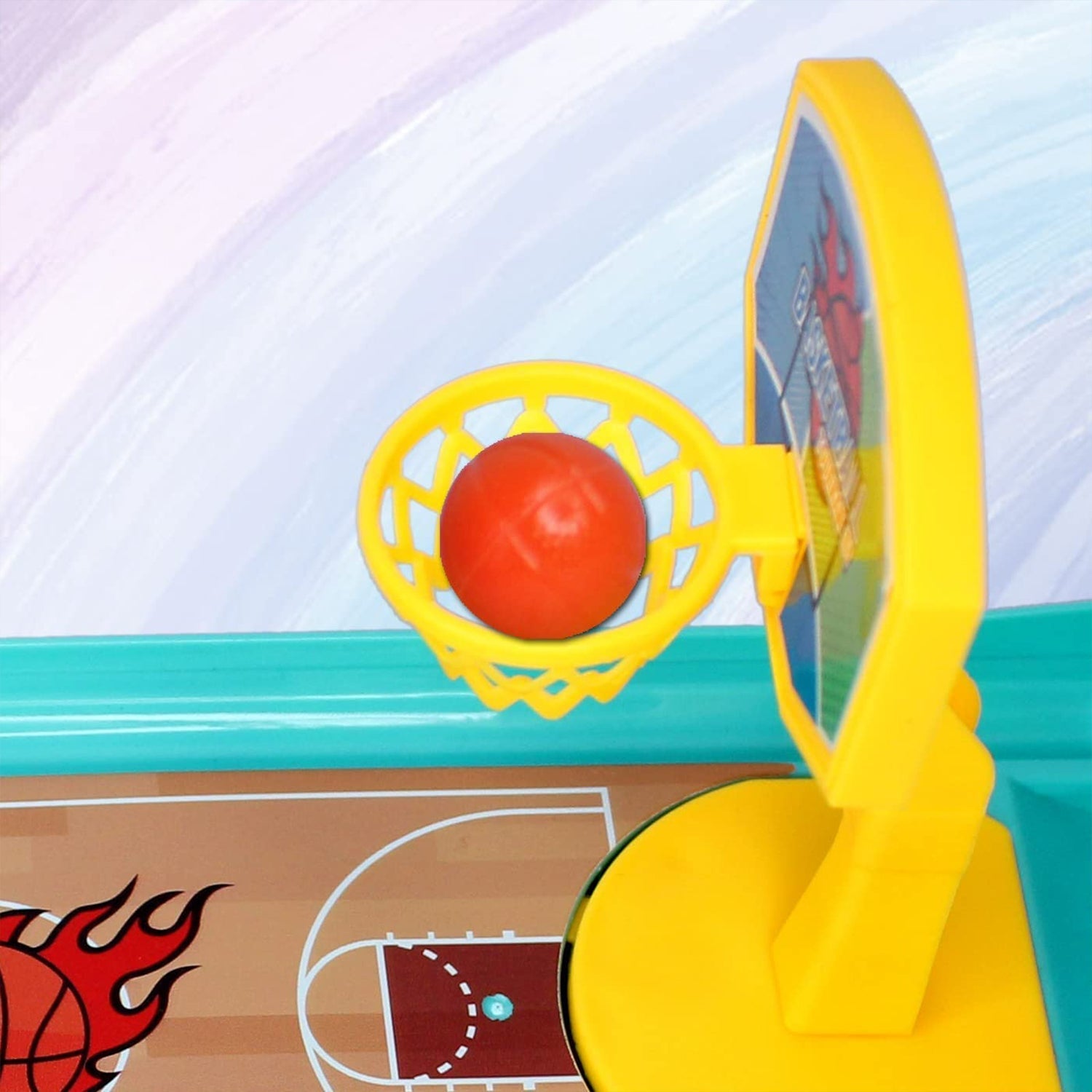 Mini Table Top Finger Basketball Game for Kids - Desktop Game for Kids & Adults, Basketball Finger Bowling Game, Fun Indoor Finger Bowling Game for Boys & Girls, Family Board Game Your Brand