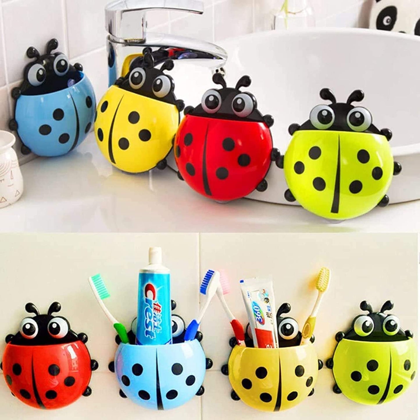 Ladybug Toothbrush Holder (1 Pc) Your Brand