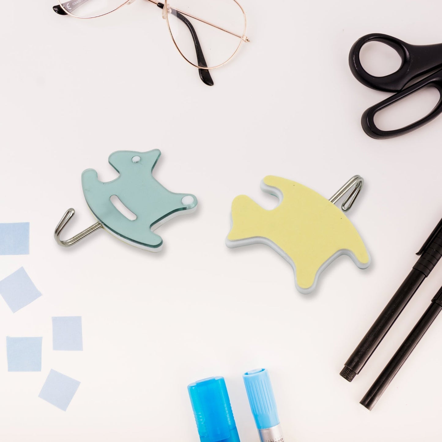 Multipurpose Self-Adhesive hooks (2 Pc Set) Your Brand