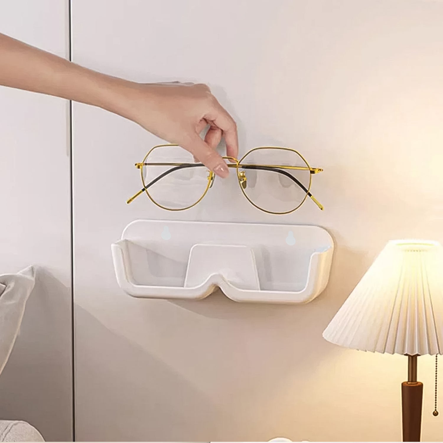 Wall Mount / Adhesive Sunglass Holder (1 Pc) Your Brand