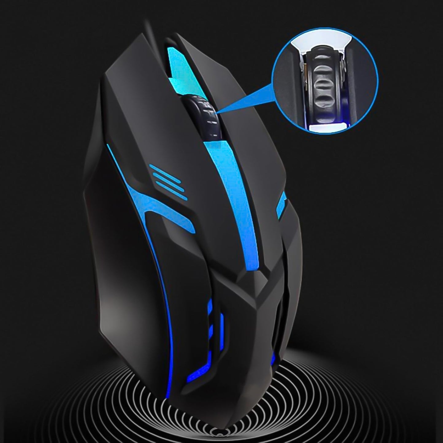 Computer / Laptop USB Wired Optical Mouse (1 Pc) Your Brand