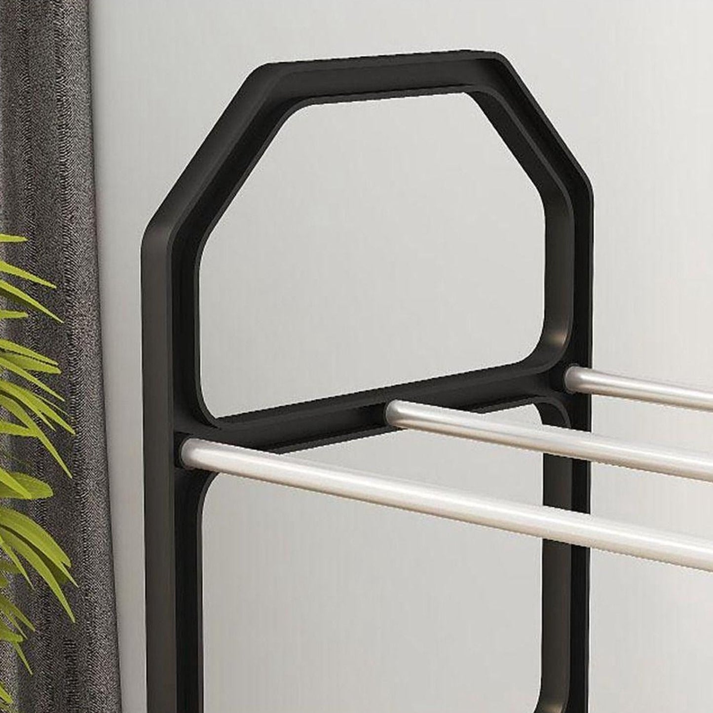 4 Layer Space‑saving Shoes Show Rack Folding Shoe Rack (1 Pc) Your Brand