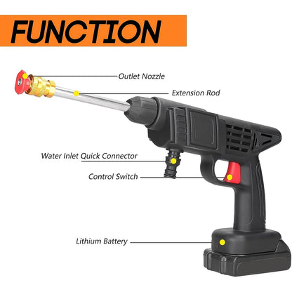 48V Car Washer Gun, Water Spray Gun, Car washing Kit (48V /  With Small Box / Single Battery Operated)) Your Brand