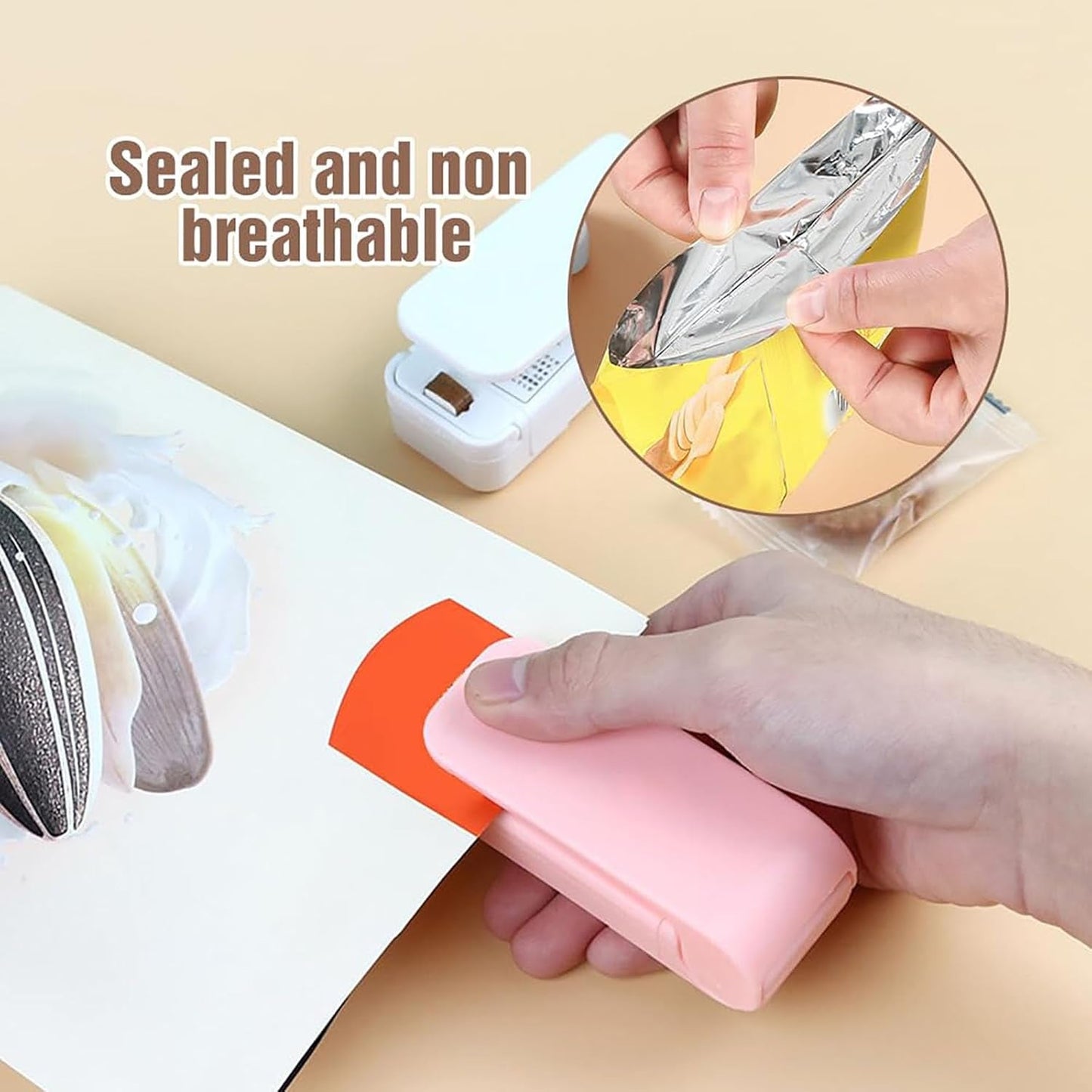 Portable Mini Heat Sealer Machine for Plastic Bags (1 Pc)