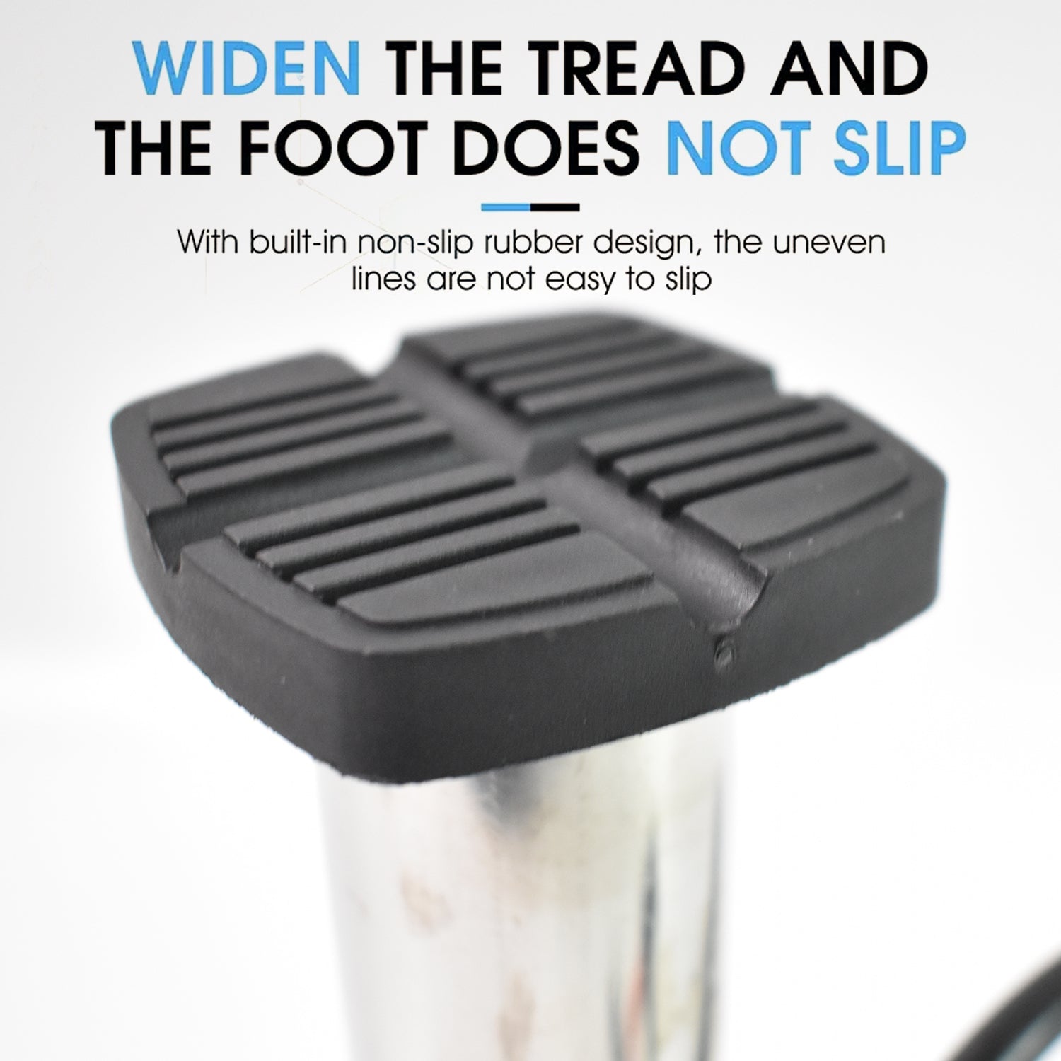 Portable High Pressure Foot Air Pump with Needle (1 Pc) Your Brand