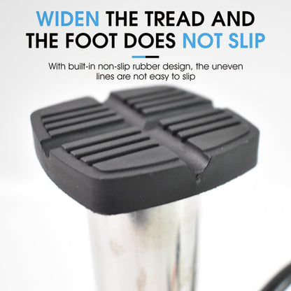 Portable High Pressure Foot Air Pump with Needle (1 Pc) Your Brand