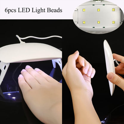 UV LED Lamp Nail Dryer Mini Portable Nail Lamp Professional  (1 Pc) Your Brand