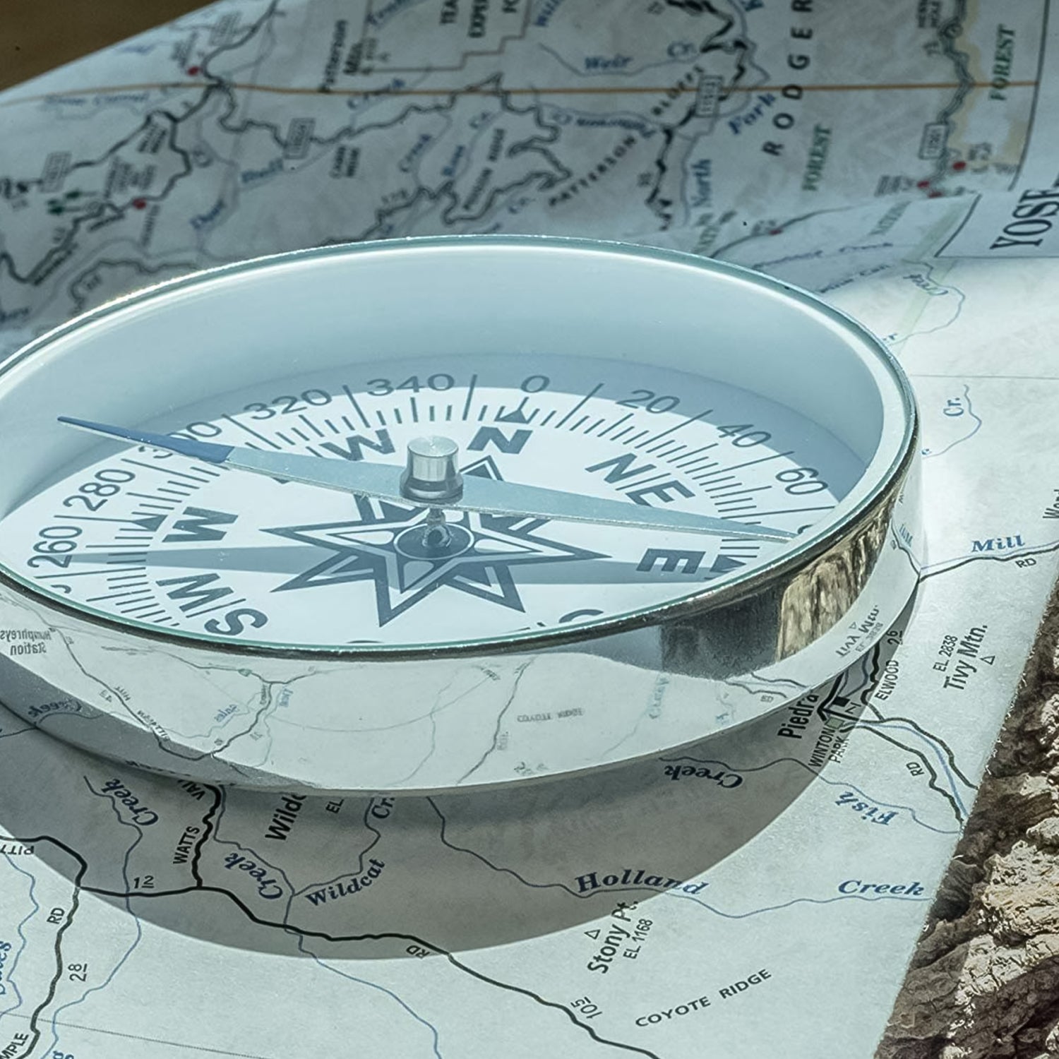 Handheld Large Compass for direction and Navigation (80 MM / 3 Inch / 1 Pc) Your Brand