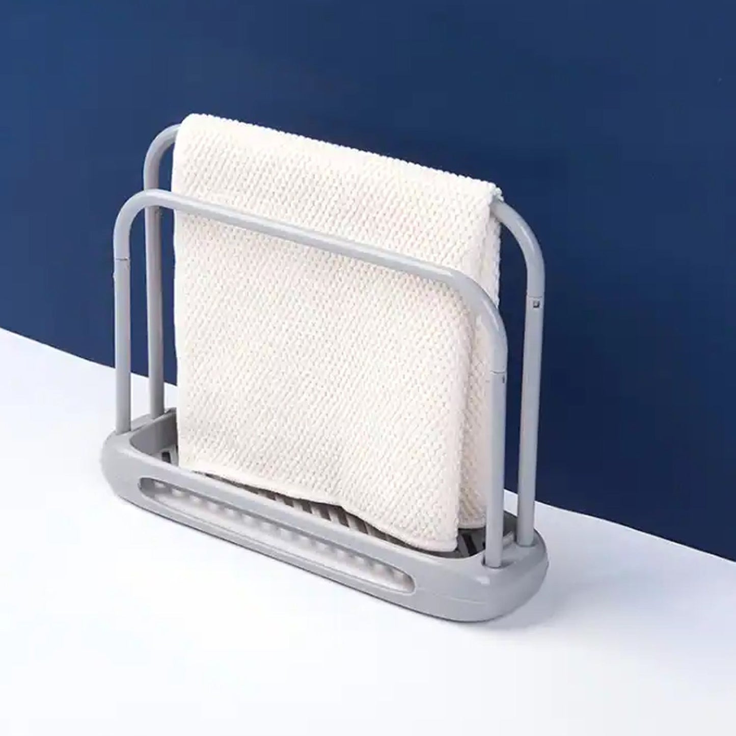 Storage Rack Kitchen Storage Holder Dish Towel Holder Dishcloth Rack Organizer Pool, Dishcloth Drying Rack Sink Rag Holder Towel (1 Pc) Your Brand