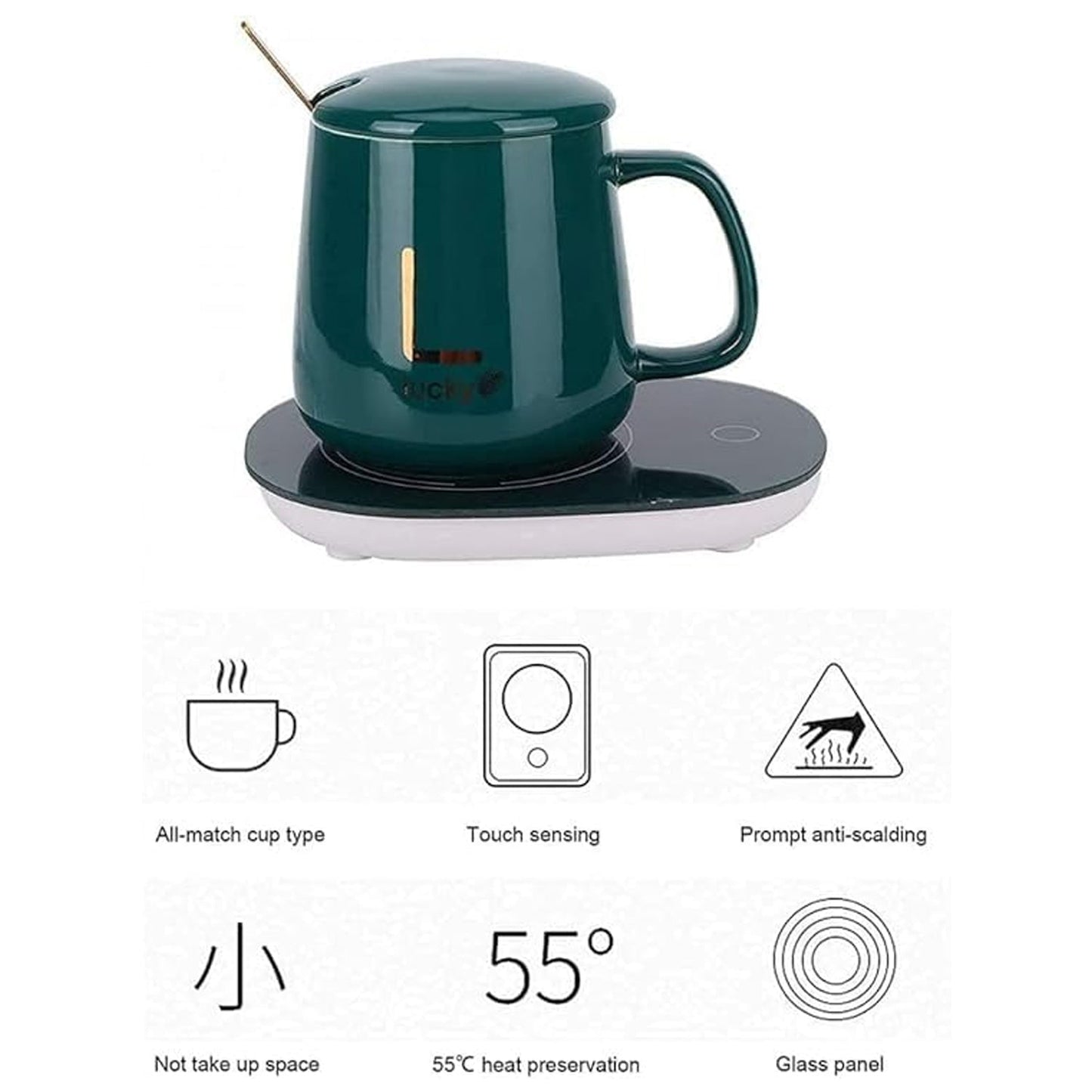 USB Coffee Mug Heater – Electric Cup Warmer (1 Set) Your Brand