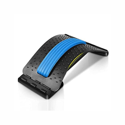 Back Pain Relief Device Back Stretcher, Spinal Curve Back Relaxation Device, Multi-Level Lumbar Region Back Support For Lower & Upper Muscle Pain Relief, Back Massager For Bed Chair & Car (1 Pc) Your Brand