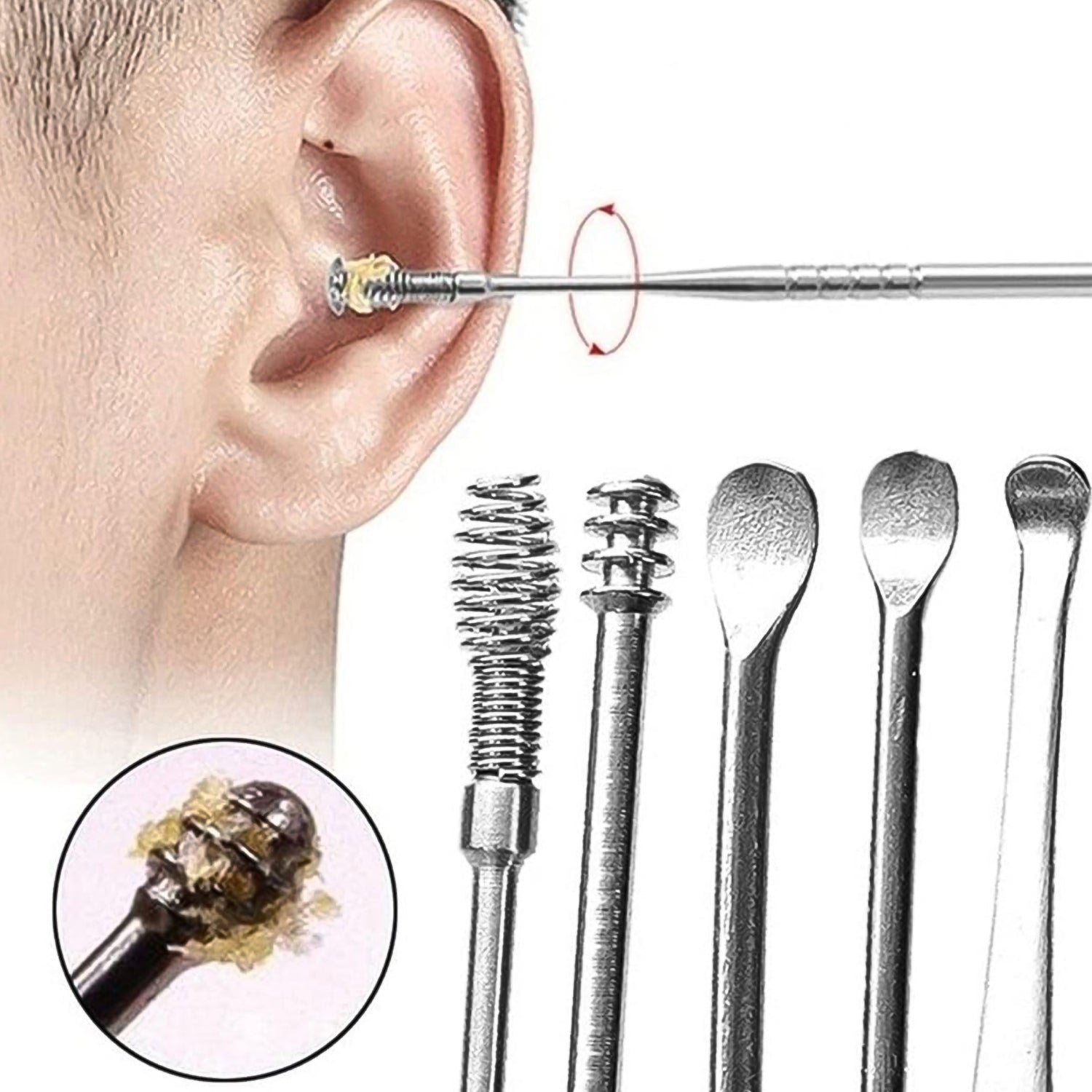 Small 6 Pcs Earwax Removal Kit Your Brand
