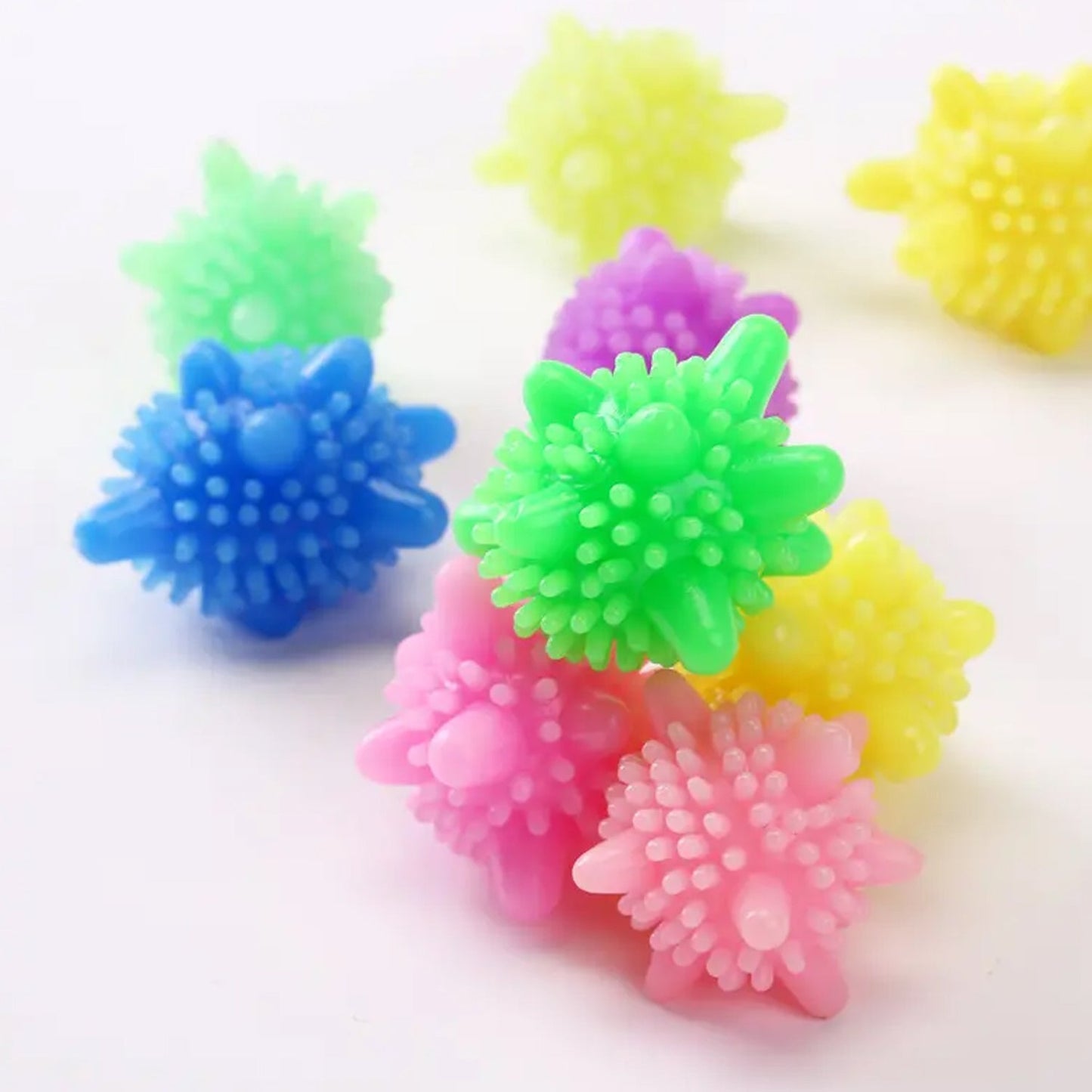 Soft Star Washing Machine, Laundry Dryer Balls Laundry Ball for Household Cleaning Washing Machine Clothes Softener (10 Pcs / Multi Color) Your Brand