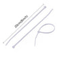 3.2×200 MM Nylon Self-Locking Cable Ties – Heavy Duty Zip Wire Tie (Pack of 100, Black)